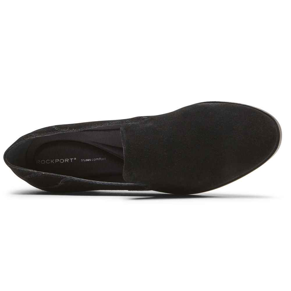 Rockport Loafers For Womens Black - Perpetua - YZ9245017